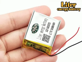 1/2/4ks Napájení Lithium-Polymer Baterie 503035 3.7 V 500mah Lithium Li-Po Dobíjecí Baterie S PCB Deska Ochranné