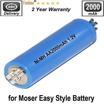 1.2 V 2000mAh holicí Strojek Baterie pro Moser Easy Style 1881,1591 ChroMini,ChroMini 1591B,ChroMini 1591Q,prosím, podívejte se na velikosti