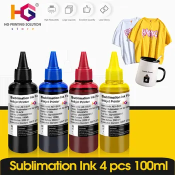 1-5 Ks Náplň Sublimační Inkoust Pro Epson L805 L1800 P50 1390 1400 1410 Přenos Tepla Tisku Pro Veškeré Inkoustové Tiskárny Epson