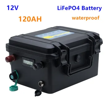 12V 120ah LIFePO4 Battery pack vodotěsné 12v lifepo4 120ah 12V Lithium baterie 12,8 v Lithium železo fosfát