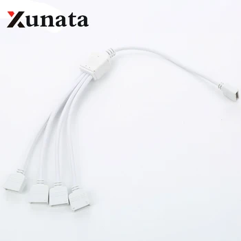 1ks 5 pin RGBW Konektor 1 2 3 4 Splitter ženám prodlužovací kabel drát Pro rgb led pásek, kvalitní