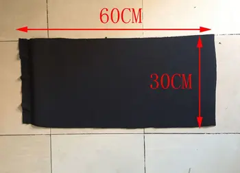 2.5/3.0 mm Tloušťka Černá Srb Kaučuku Neoprenové Tkaniny Materiál 30 cm*60cm Kus
