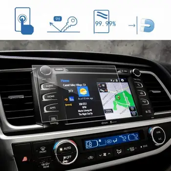 2014-2018 pro Toyota Highlander LE Plus XLE Entune 8 Palcový Auto Navigace Screen Protector Tvrzené Sklo Středu Dotykové Obrazovky