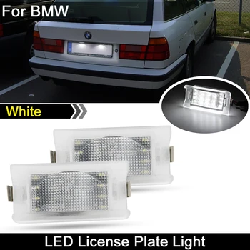 2ks Pro BMW 5 Touring E34 1987-1996 Vysoký Jas Bílé LED osvětlení spz osvětlení spz