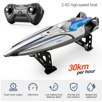 30 KM/H RC vysokorychlostní Závodní Loď Speedboat Dálkové Ovládání, Loď, Voda, Hra, Děti, Hračky, Děti, Dárek k Narozeninám