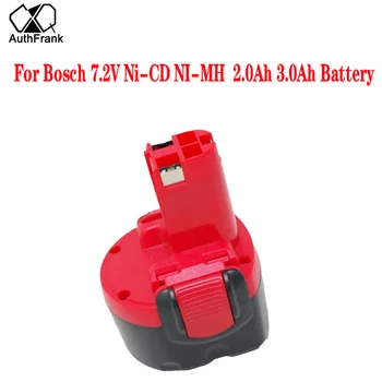 7.2 V Ni-CD NI-MH 2.0 Ah 3.0 Ah Náhradní Baterie Pro Bosch 2 607 335 587,2607335587,BH-744,B-8308,GSR7.2-1/GSR7.2-2
