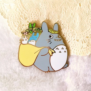 Anime Roztomilý Můj Soused Totoro Tvrdé Skloviny Pin Odznak Brož Muži Ženy Batoh Klopový Límec Kolíky Šperky Brož Dárek Příslušenství