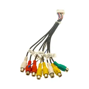 Auto hlavní Jednotky Stereo Kabelového svazku Kit Kompatibilní Pro XY AUTO Android Řešení Rozhraní RCA USB Audio a video kabel
