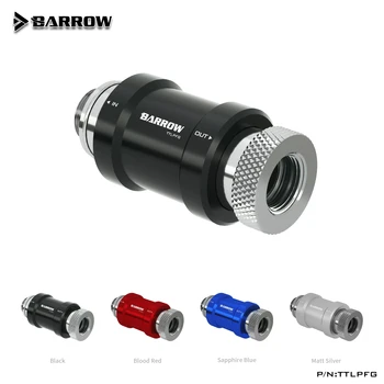 Barrow G1/4 zpětný ventil vody uzavírací ventil, jeden interní a zubní ploché push typ ruční ventil