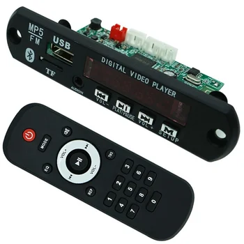 Bluetooth 5.0 MP3/WMA/WAV/APE/FLAC Dekodér Palubě Car Audio USB TF FM Rádio Modul MP3 Bluetooth Hudební Přehrávač