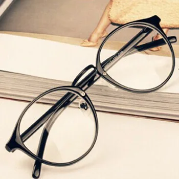 Brýle Muži Ženy Transparentní Nerd Brýle Čiré Čočky Brýle Unisex Retro Brýle Brýle Brýle Žen Objektiv Brýle