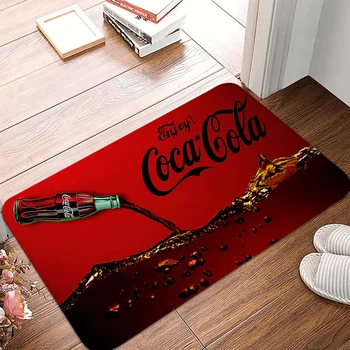 Cocas Cola Rohožky protiskluzový a Omyvatelný Kuchyň Mat Lůžka Koberec Rohožka Vstupní Dveře Dekorace Modlitba Vítejte Pokoj Koberec