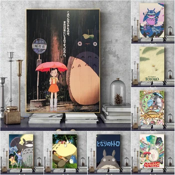 Digitální olejomalba Japonské Animace Hayao Miyazaki Totoro DIY Ručně malované Plátno Podle Čísel Malování Domácí Dekorace Dárky