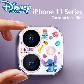 Disney Mickey Steh Medvídek Kitty Fotoaparátu Sklo Protector Film Pouzdro Pro iPhone 12 Pro Max 11 Pro 12 Mini Objektiv Fotoaparátu Protector