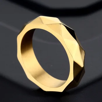 Drop shipping Nový Design Retro stylu z nerezové oceli 316L, stříbrná barva zlato černá Jedinečný Prsten pro muže Starožitné Šperky