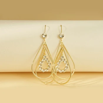 Drop-tvaru Přívěsek Módní Jednoduchý Trend Ženy Šperky Náušnice Osobnost Nádherné Geometrické Prohlášení Strana Příslušenství