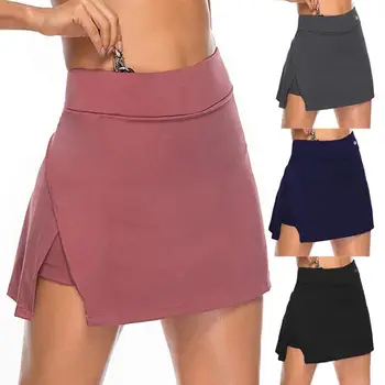 Falešné dvoudílné Hakama Sukně Ženy plné Aktivní Výkon Skort Lehký подол pro Běh, Tenis, Golf Sportovní Mini Sukně