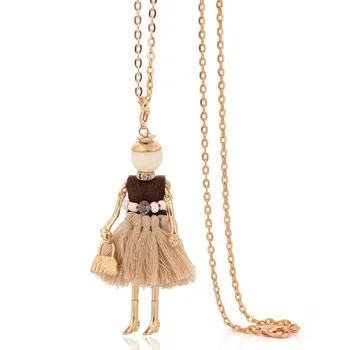 francouzský paris střapec náhrdelník dlouhý řetěz prohlášení přívěsek módní šperky velký náhrdelník náhrdelník pro ženy