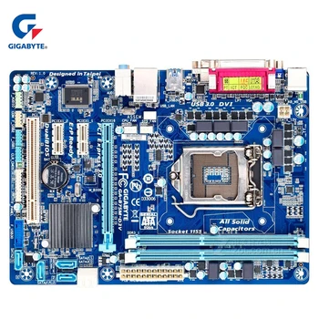 Gigabyte GA-B75M-D3V Původní základní Deska LGA 1155 DDR3 16G B75 B75M D3V Desktop základní Deska Systemboard Použít DVI VGA DDR3 Používá