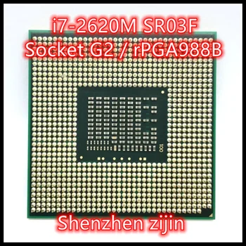 i7-2620M i7 2620M SR03F 2.7 GHz Dual Core Quad Vlákno CPU Procesor 4M 35W Socket G2 / rPGA988B