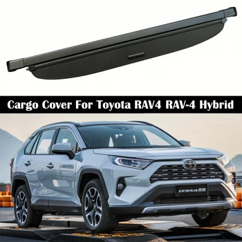 Kufr Cargo Kryt Pro Toyota RAV4 RAV-4 Hybridní 2019-2022 Bezpečnostní Štít Zadní Zavazadlový Závěs Oddíl Soukromí Auto Příslušenství