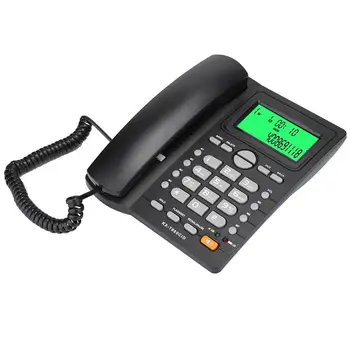 KX-T880C Zobrazení identifikace Volajícího z Pevné linky Telefon Bez Baterie Funkce Mute pro Domácí Kanceláře(černá)