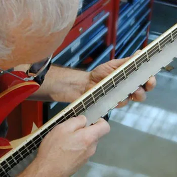 Kytara Krk Připsal Straight Edge Luthiers Nástroj pro Většinu Elektrických Kytar pro Gibson 24.75 Palce a Fender 25.5 Inch z Nerezové