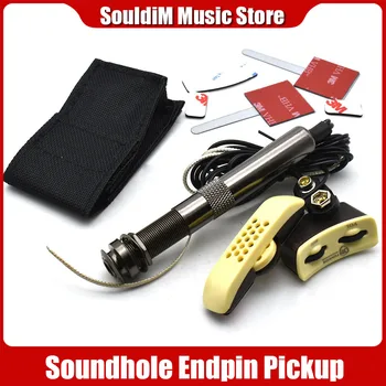 Kytara Soundhole Pickup Slitiny Zinku-202/201 Mikrofon Zvuk Otvor Nastavitelný Ekvalizér Předzesilovače pro Akustické Folk Guitar
