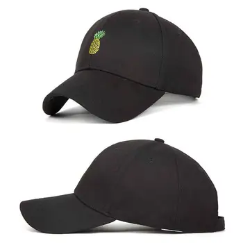 Kšiltovka unisex ananas logo táta klobouk polo nastavitelný baseball cap módní ovoce