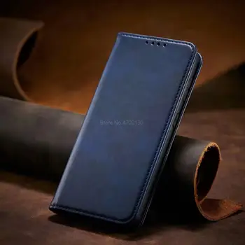 Luxusní Kožené Book Pouzdro pro Funda Samsung Galaxy A03S A02S A03 Jádro M12 M22 M02S M32 M52 5G Případech Magnetické Peněženka Kryt Telefonu