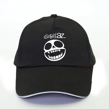 Módní Gorillaz Rock Band Táta klobouk Britská Virtuální Kapela, Rap, Hip Hop kšiltovka Gorillaz Muži Ženy Ležérní snapback klobouky Hudba