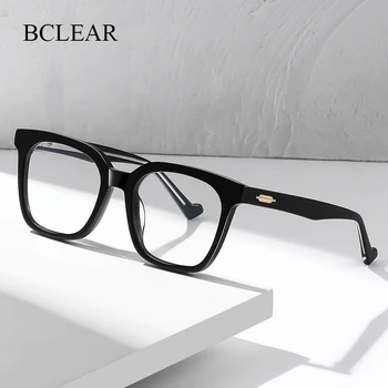 Nové Příjezdu Vintage Acetát Rámu Brýlí Muži Náměstí Předpis Krátkozrakost Optické Brýle Ženy Retro Luxusní Podívaná, Brýle