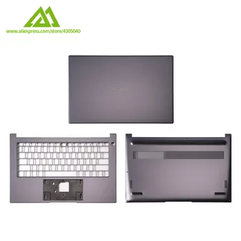 Nový LCD Zadní Kryt/Palmrest/Dolní Kryt Pro Huawei Matebook D 14 D14 NBL/NbB Série Nbl-WAQ9R NbB-WAH9 Šedá
