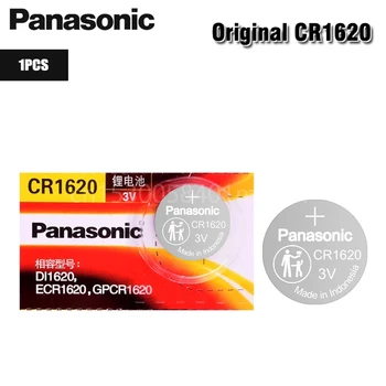 Panasonic Cr1620 3v knoflíková Mince Lithiové Li-ion Baterie pro Hodinky, Auto, Hračka, ECR1620 DL1620 5009LC KCR1620 BR1620 LM1620