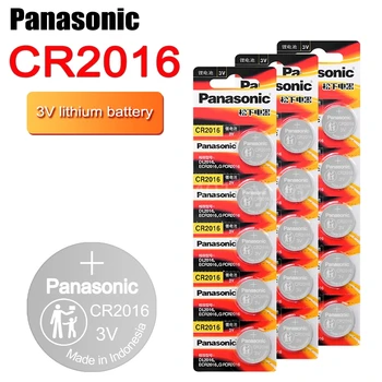 PANASONIC Cr2016 DL2016 BR2016 LM2016 KCR2016 ECR2016 knoflíkové Baterie 3V Lithium Coin LED Světlo, Hlasový Záznamník