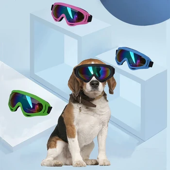 Pet Brýle, Potřeby pro psy Nepromokavý Větruodolný ochranu proti slunečnímu záření A UV Proof Brýle Pro Středně Velké Psy Pet Příslušenství