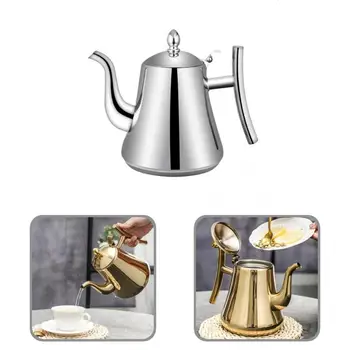 Praktické Dobrý Čaj, Konvice s Loose Listový Čaj Infuser 2 Barvy, Konvice Leštění Zrcadla pro Kuchyně
