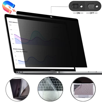 Pro Apple MacBook Pro 15 Chránič Obrazovky Filmu A1707 A1990 Vyměnitelné Magnetické Notebook Privacy Filter