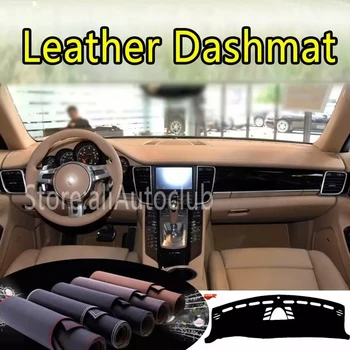 Pro Porsche Panamera Kůže 2010-2016 2015 2014 Dashmat Kryt Palubní desky Dash Pad Mat Slunečník Koberec, Custom Car Styling LHD+RHD