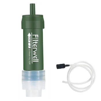 Přenosné Náhradní Pre-Filter Filtr Venkovní Přenosné Nouzové Přežití, Čistič Vody Filtr Brčka Kit Pro Kempování, Cestování