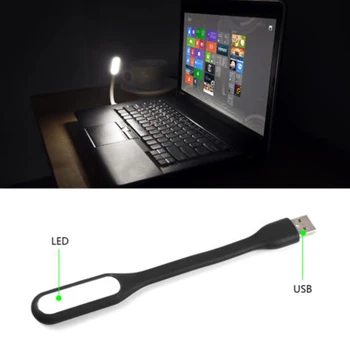 Přenosný USB Knihu Světlo Mini Čtení Lampa 5V, 1.2 W Super Jasné LED Lampa Pro Power Bank Laptop Notebook PC