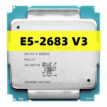 Původní Xeon E5 2683V3 2.0 GHz 14-core 35MB E5-2683 V3 FCLGA2011-3 22nm E5 2683 V3 120W CPU E5-2683V3 Doprava Zdarma