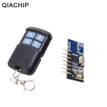 QIACHIP RF Dálkové Ovládání Vysílač & 433Mhz Bezdrátový Přijímač Learning Code 1527 Dekódovací Modul 4 CH Výstup Učení Tlačítko
