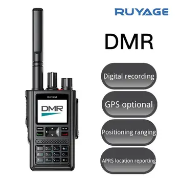 Ruyage DP10 DMR Rádia, GPS, Vysílačku Long Range Výkonné Rádio Pro Hutting Venkovní Cestování, Digitální a Analogové Vysílačky