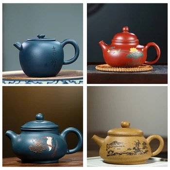 Ručně vyráběné domácí čajovar office fialové pískové konvici Čínský styl šálek čaje sada cestovní čajový set velkoobchod Pu ' er čaj šálek čaje
