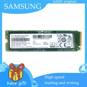 SAMSUNG PM981 SSD M. 2 256GB 512GB Solid State Pevný DiskInternal disco duro TLC M2 SSD NVMe PCIe NVMe 3.0 x4 Notebook