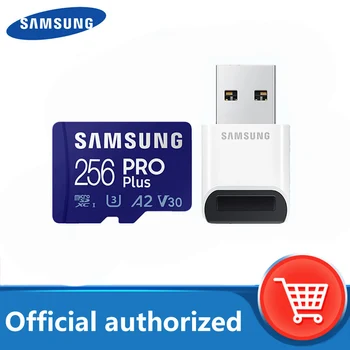 SAMSUNG PRO Plus Micro SD 64GB SD/TF Karta 128gb 256gb Flash Micro Karta 512GB 4K U3 V30 Paměťové Karty Pro Telefon s Čtečkou Karet
