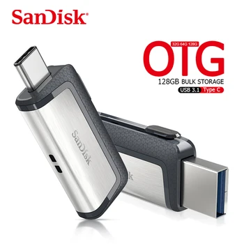 SanDisk 128GB Ultra Dual Drive USB Type-C USB-C, USB 3.1 SDDDC2 128 G G46 Dual OTG USB Flash Disk 128 GB 64 GB 32 GB 150M/S PenDrive