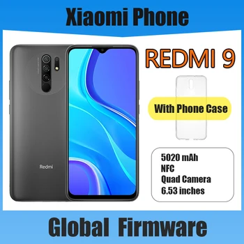Smartphone Xiaomi Redmi 9 celular 4GB RAM, 128 gb ROM Mediatek Helio G80 5020 mAh Globální verze (Rnadom barva)