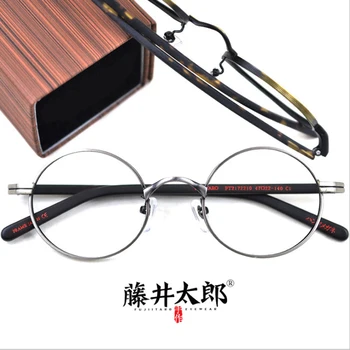 TARO FUJII Optické Brýle Rám Muži Ženy Retro Kolo Předpis Počítačové Brýle, Brýlové Rám Jasné Objektiv Ženské Oculos